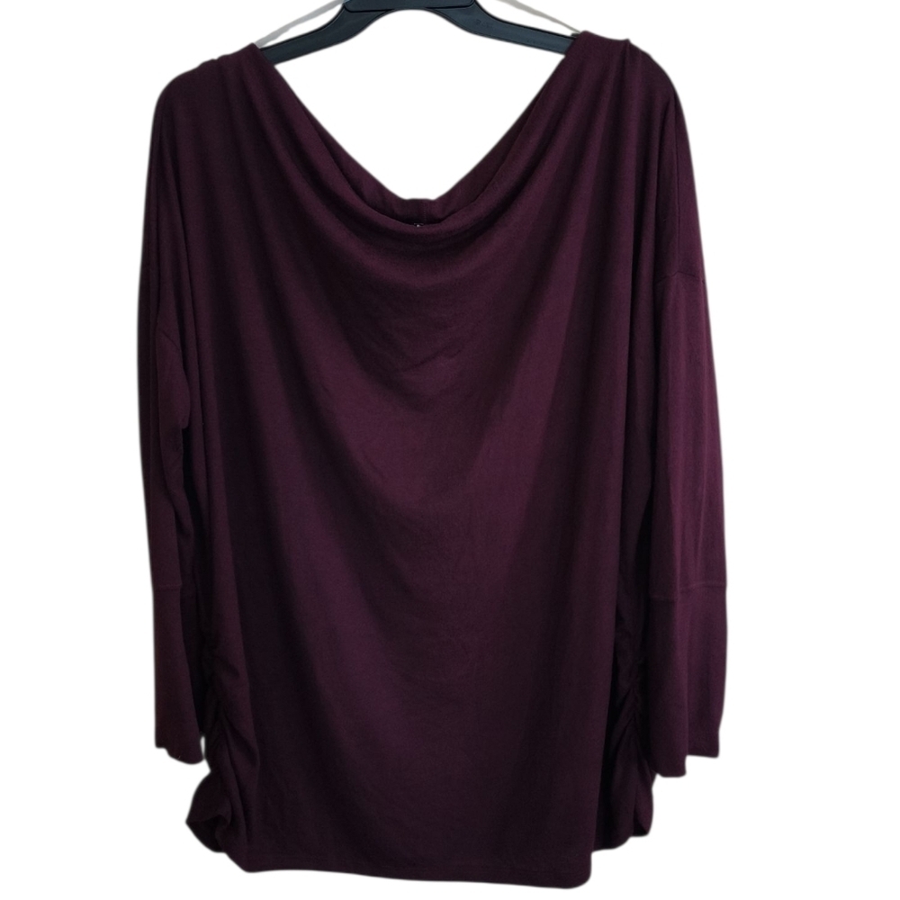 NWT Maurices Burgundy Long Sleeve Top
